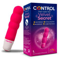 Control Velvet Secret Mini-Vibrator – 10 cm, 4 Stufen