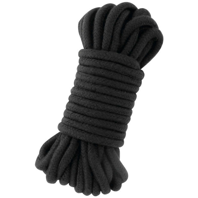 Darkness Japanisches Baumwollseil 20 m – schwarz