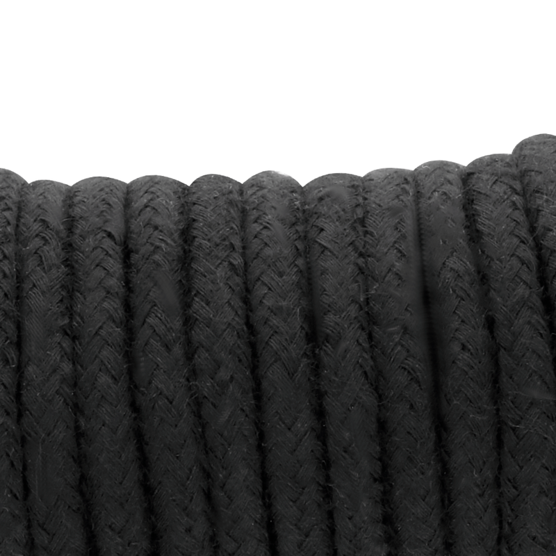 Darkness Japanisches Baumwollseil 20 m – schwarz