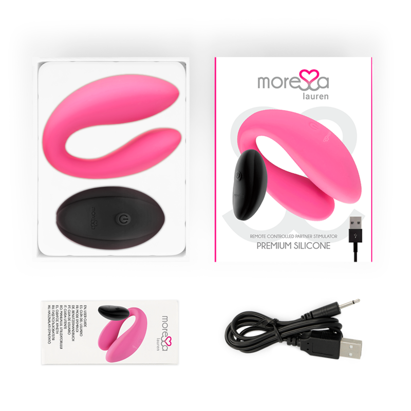 Moressa Lauren Paarvibrator mit Fernbedienung – Dual-Motor