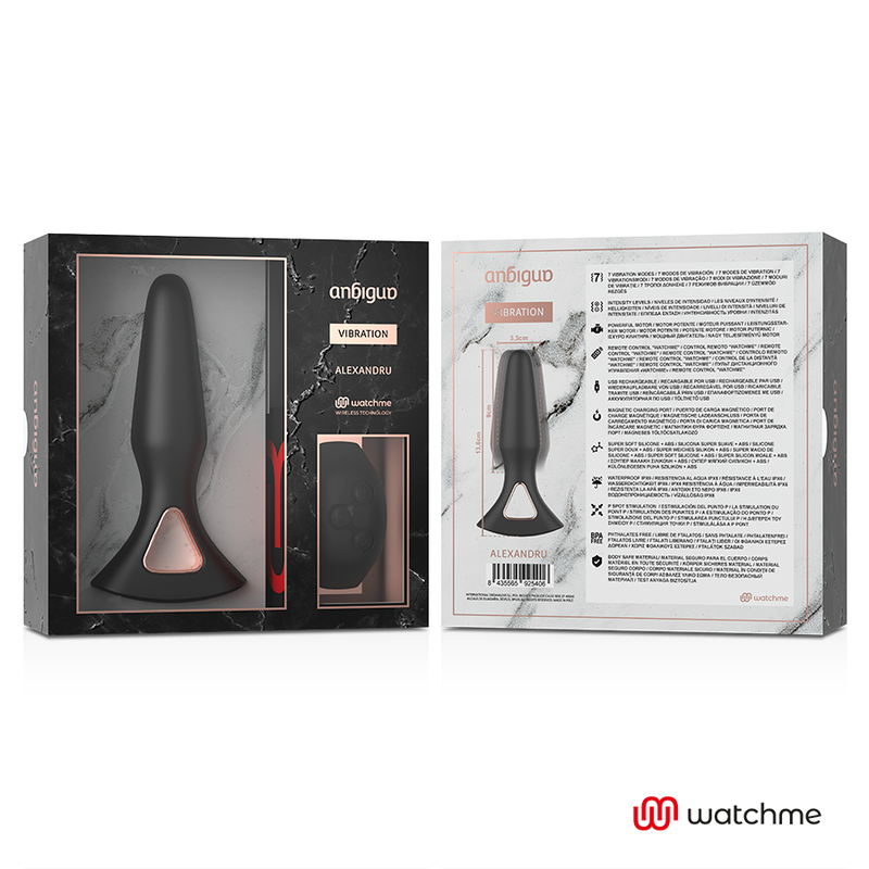 Anbiguo Alexandru Anal-Vibrator WatchMe – Silikon