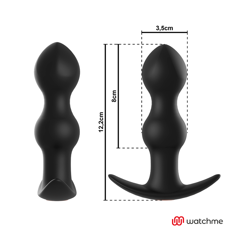 Anbiguo Tiberio Anal-Vibrator WatchMe – Silikon