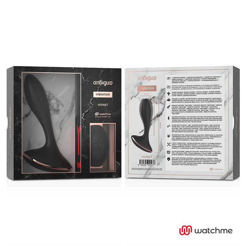 Anbiguo Vernet Anal-Vibrator WatchMe – Silikon