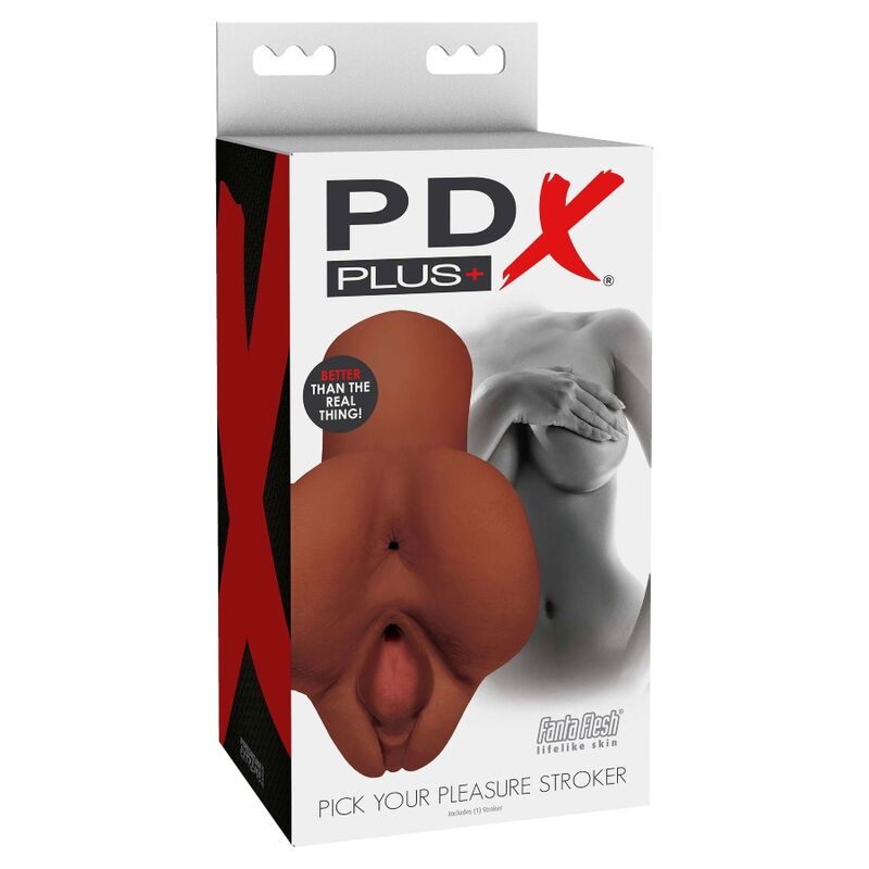 PDX Plus+ Pdx Plus - Whlen Sie Ihren Genuss Doppelbraunen Masturbator