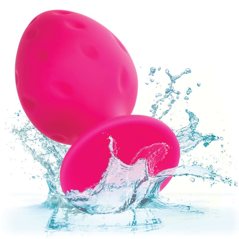 CalExotics Cheeky Butt Plug Set – rosa, S und L