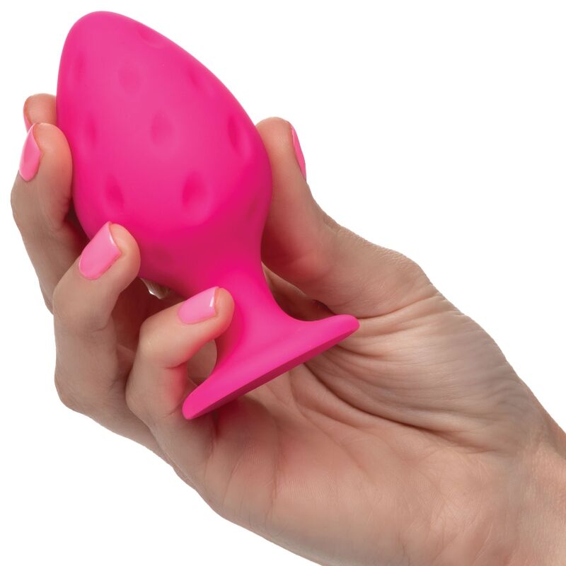 CalExotics Cheeky Butt Plug Set – rosa, S und L