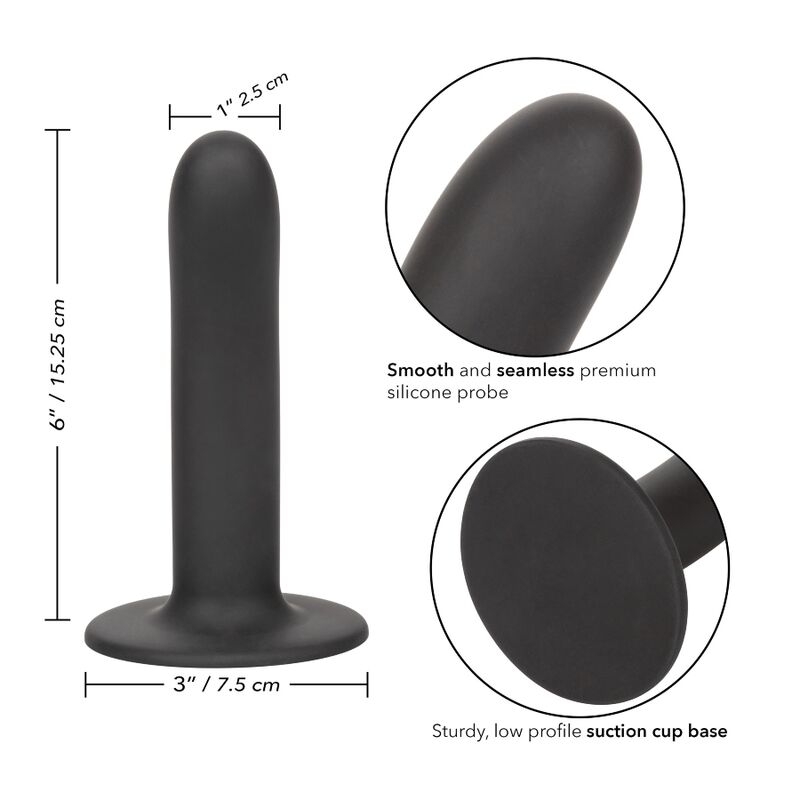 CalExotics Boundless Dildo 15 cm – glatt, mit Saugnapf