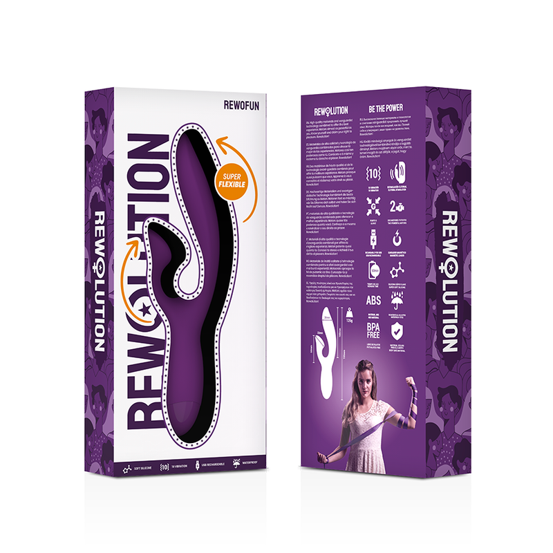 Rewolution RewoFun Rabbit-Vibrator – Dual-Motor, flexibel