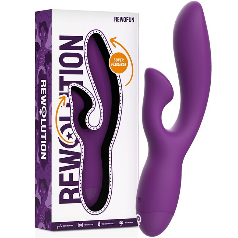 Rewolution RewoFun Rabbit-Vibrator – Dual-Motor, flexibel