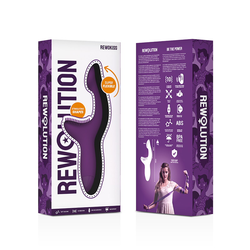Rewolution RewoKiss A-Spot-Vibrator – Dual-Motor, Silikon