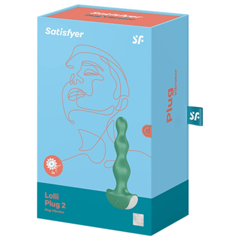 Satisfyer Lolli Plug 2 Plug Vibrator Grün
