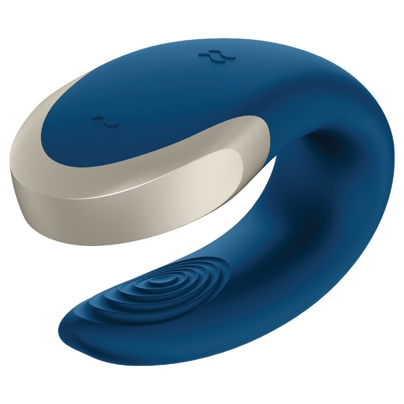 Satisfyer Double Love Luxury Partner-Vibrator – blau