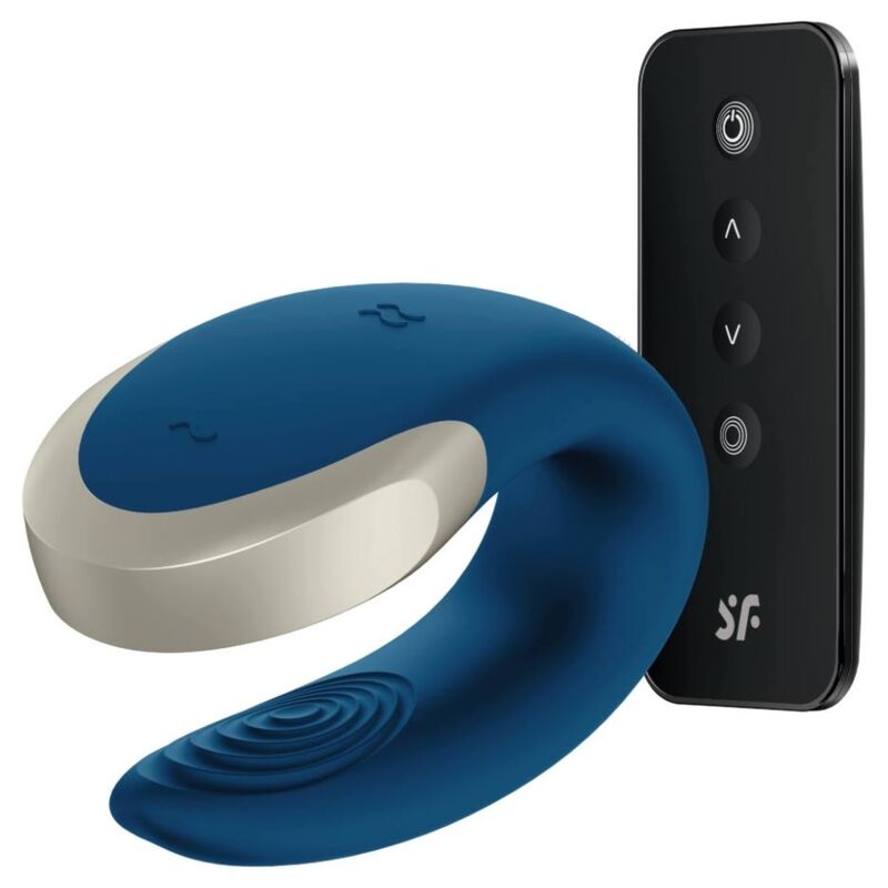 Satisfyer Double Love Luxury Partner-Vibrator – blau
