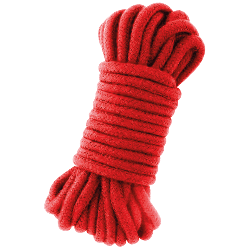 Darkness Japanisches Baumwollseil 20 m – rot