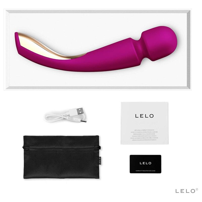 LELO Smart Wand Medium 2 Deep Rose Massager