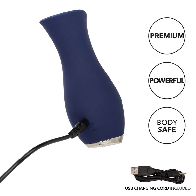 CalExotics Chic Tulpe Massager Blau