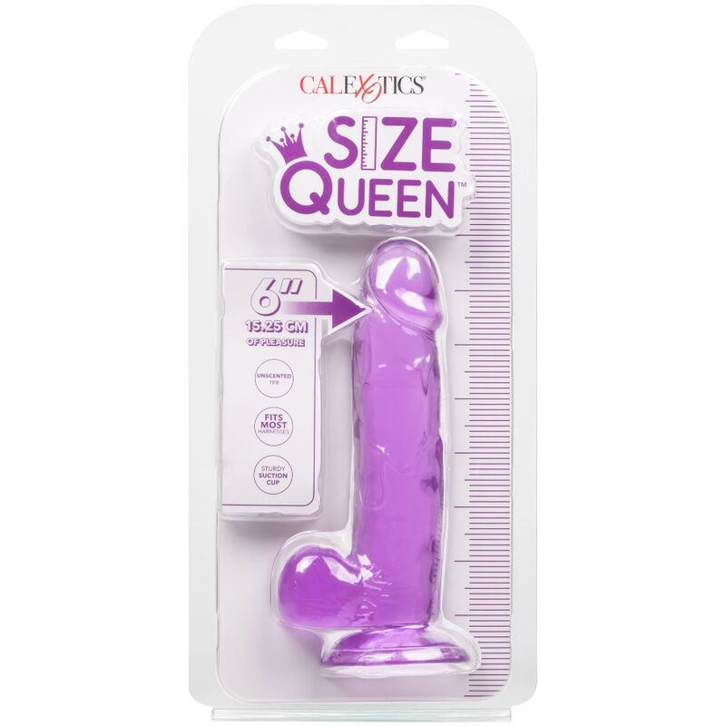 CalExotics Grösse Königin-dildo Lila 15.3 CM