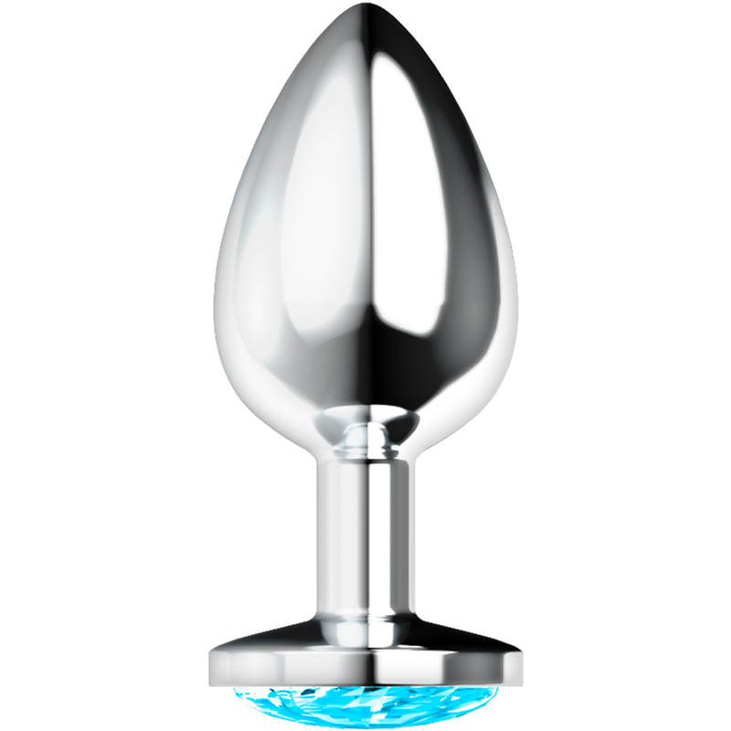 Ohmama Analplug mit Blauem Kristall L