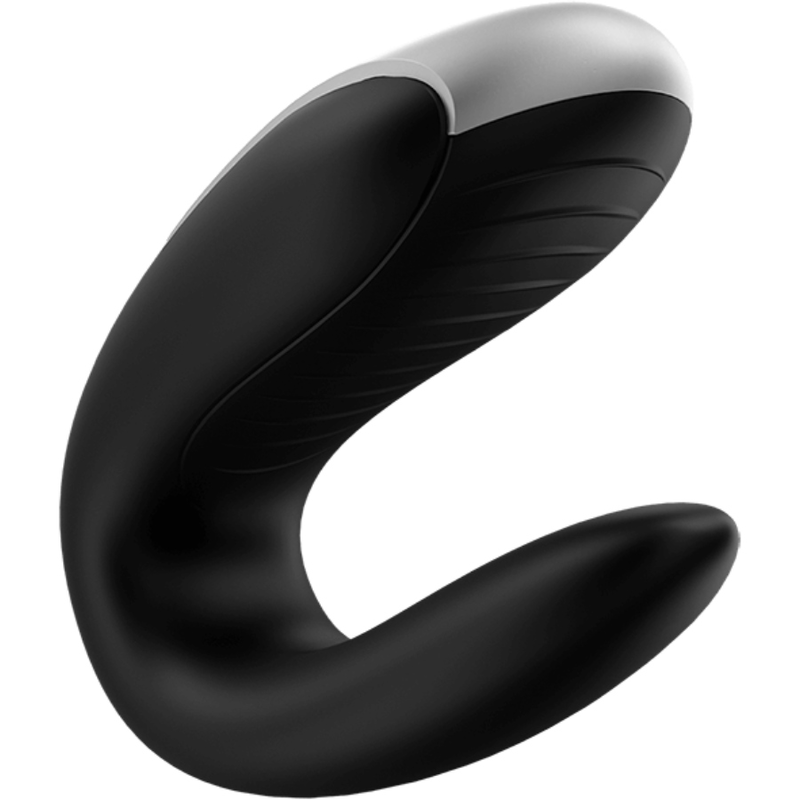 Satisfyer Double Fun Partner Vibrator Schwarz