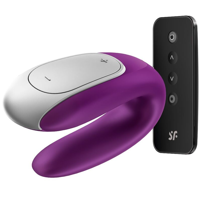 Satisfyer Double Fun Partner Vibrator Lila