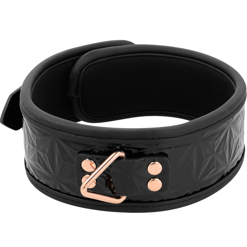 Begme Black Edition Premium Veganer Lederhalsband