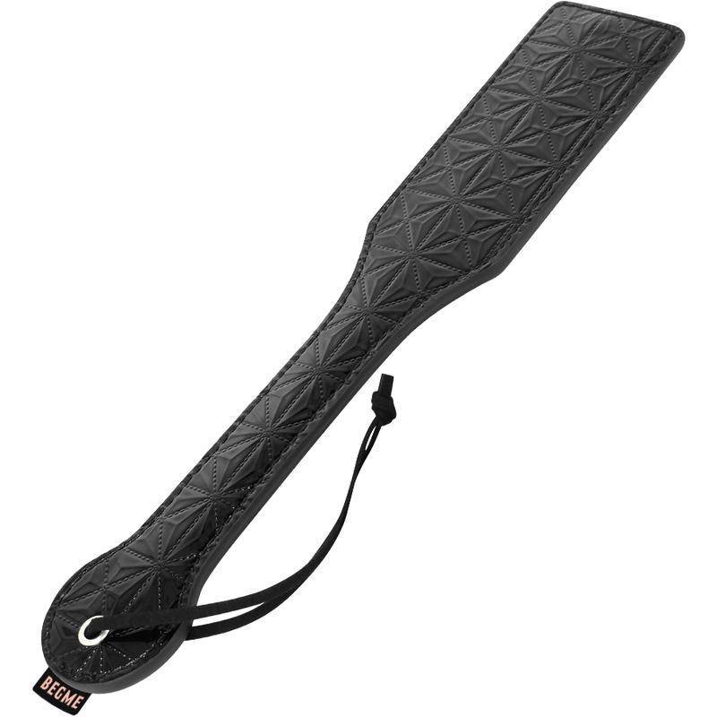 Begme Black Edition Paddel aus veganem Leder – BDSM