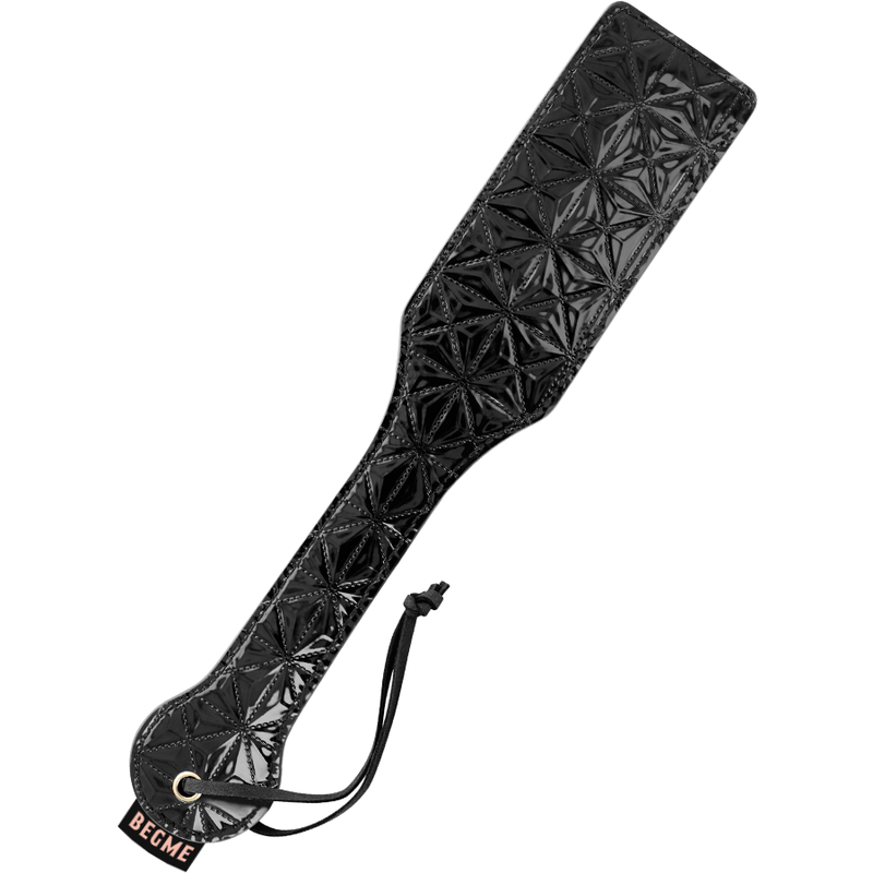 Begme Black Edition Paddel aus veganem Leder – BDSM