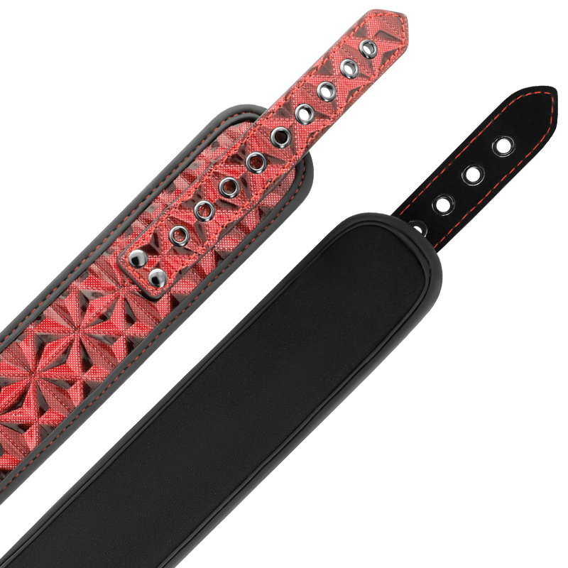 Begme Red Edition Halsband mit Nippelklemmen – Neopren, Kette