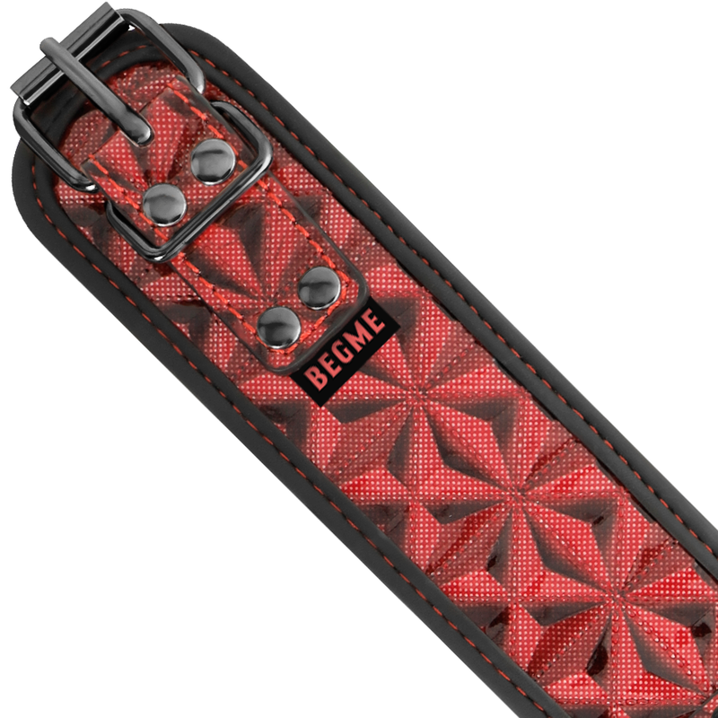 Begme Red Edition Halsband mit Nippelklemmen – Neopren, Kette