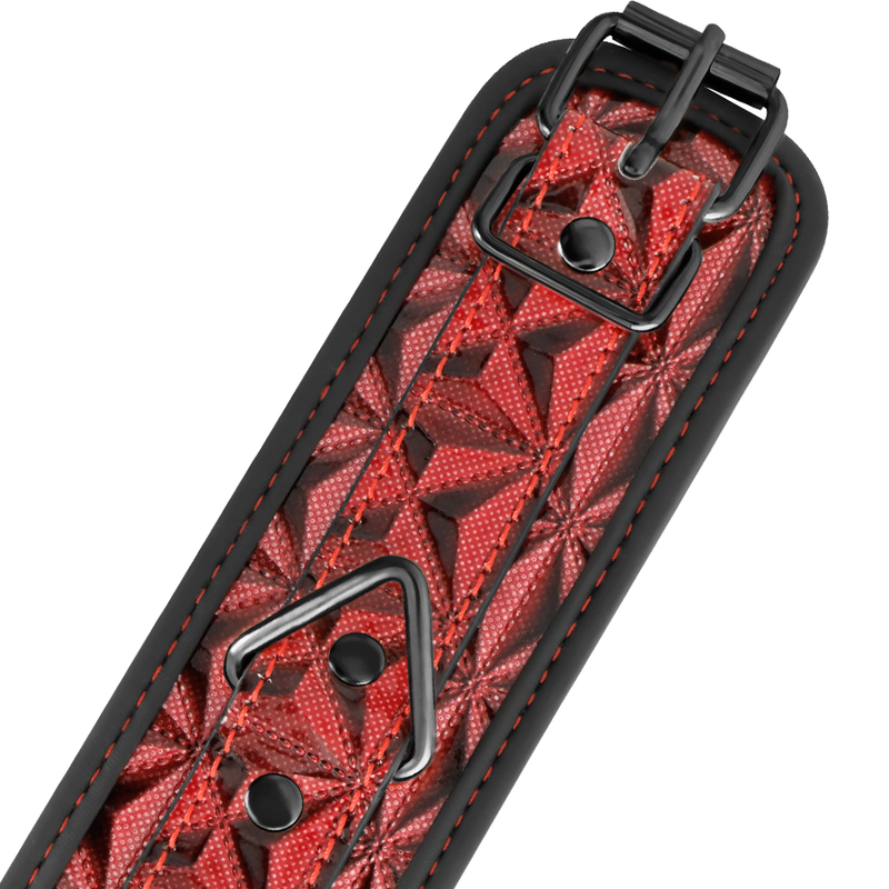 Begme Red Edition Handschellen aus veganem Leder – nickelfrei