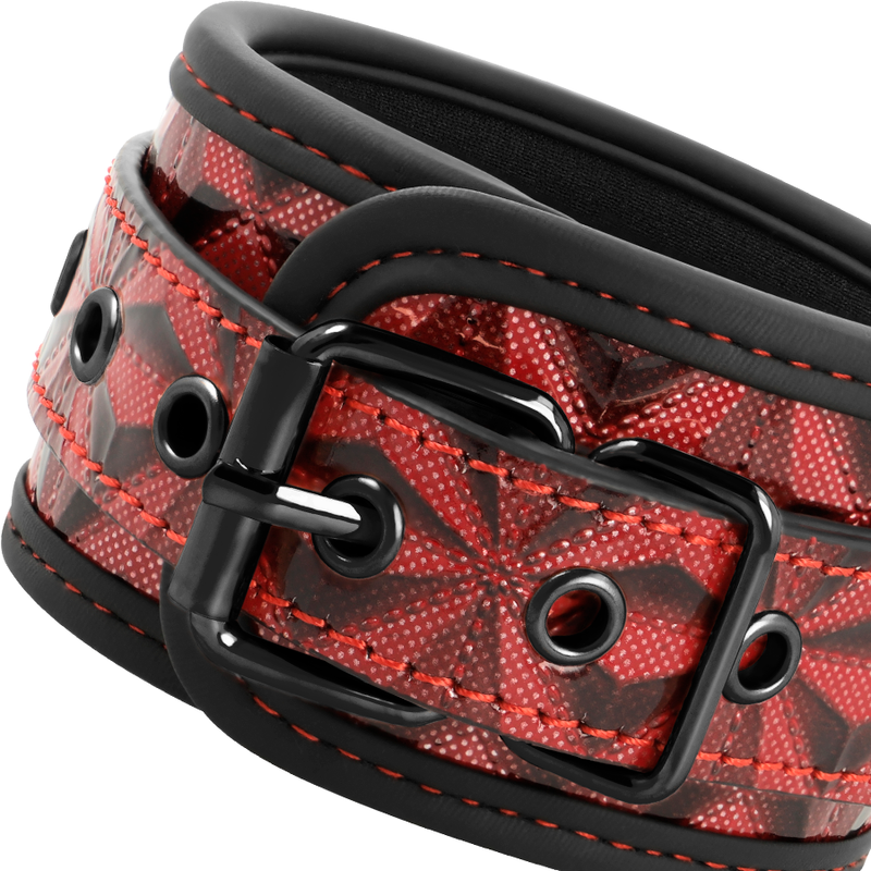 Begme Red Edition Handschellen aus veganem Leder – nickelfrei