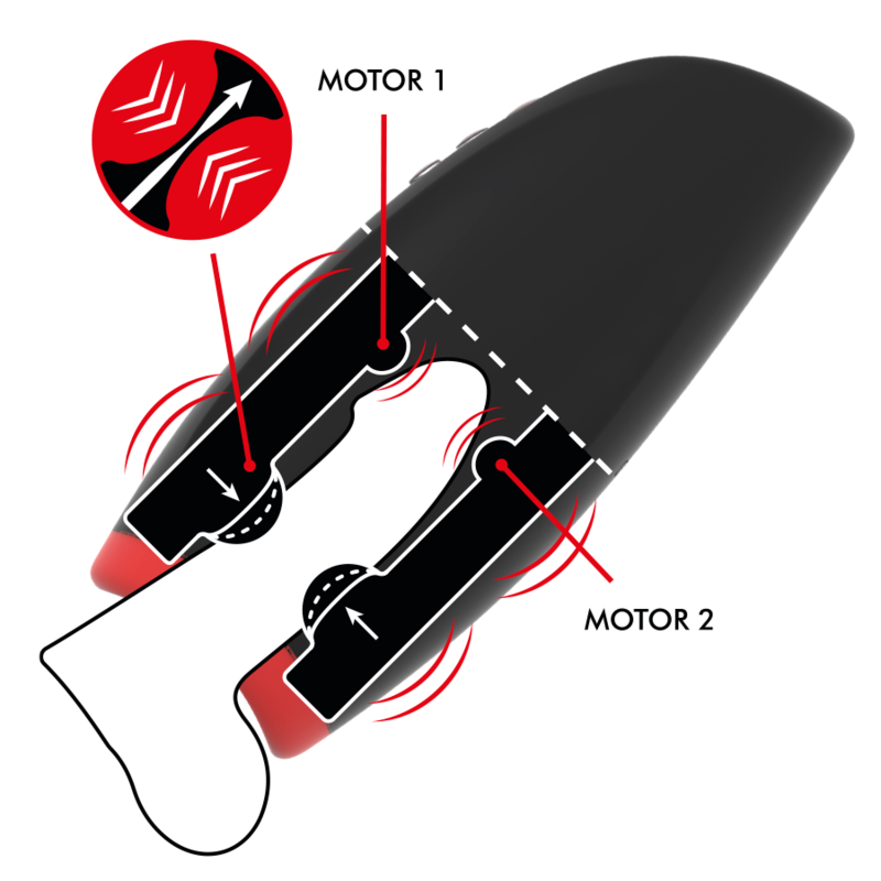 JamyJob Novax Masturbator – 6 Saug- & 10 Vibrationsmodi