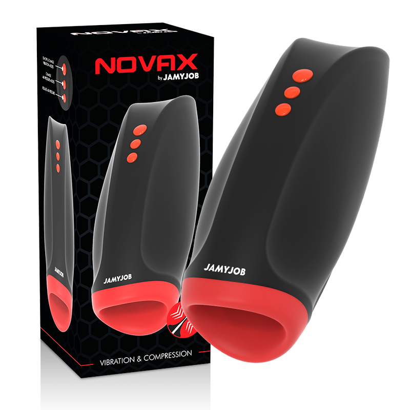 JamyJob Novax Masturbator – 6 Saug- & 10 Vibrationsmodi