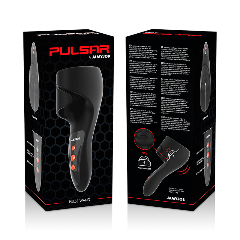 JamyJob Pulsar Masturbator – 30 Vibrations- + 50 Pulsationsmodi