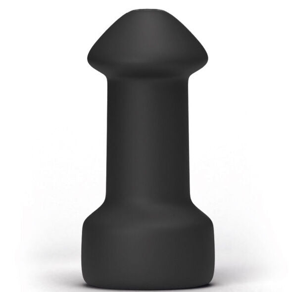 All Black Hook Up Masturbator – realistischer Mund, 17 cm