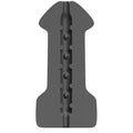 All Black Hook Up Masturbator – realistischer Mund, 17 cm