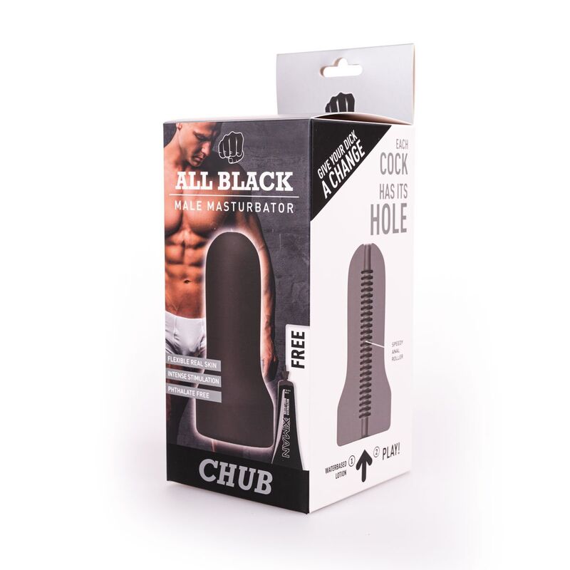 All Black Masturbator-loop-modell 2