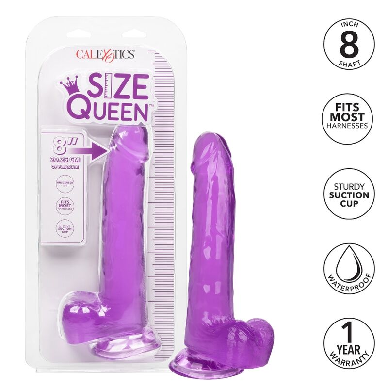 CalExotics Grösse Königin-dildo Lila 20.3 CM