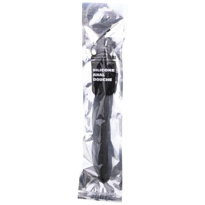 All Black Dusche Anal Silikon Sistema Stopper 27 CM