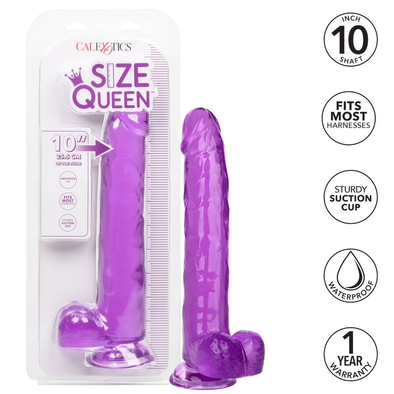 CalExotics Grösse Königin-dildo Lila 25.5 CM