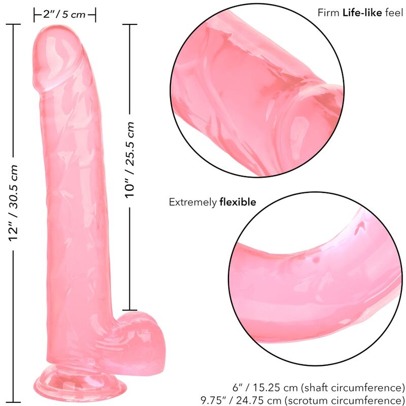CalExotics Grösse Königin-dildo Rosa 25.5 CM