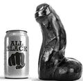 All Black Realistischer Dong Schwarz 17 CM