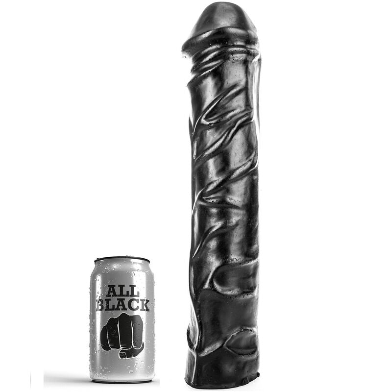 All Black Riesiger Soft-Fisting-Dildo 32 cm