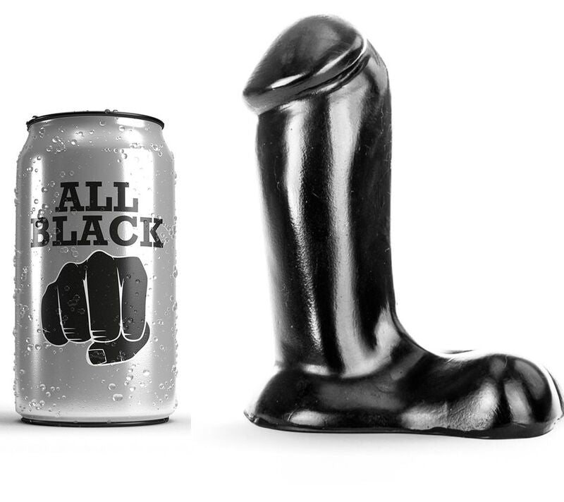 All Black Realistischer Dildo 14 cm