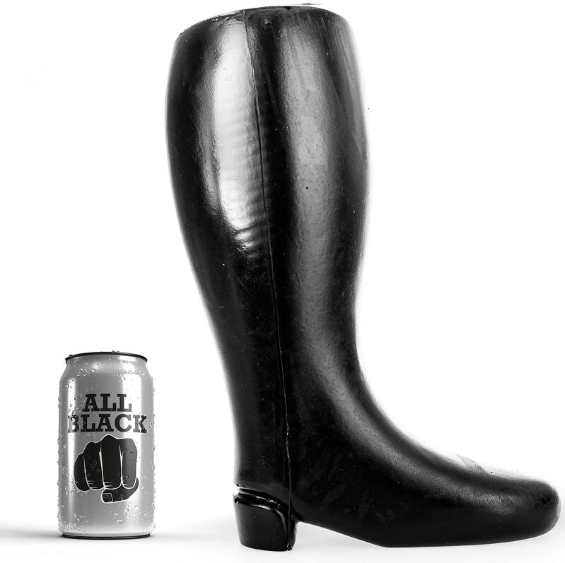 All Black Riesiger Weicher Fistingstiefel 31 cm