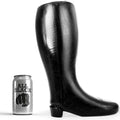 All Black Riesiger Weicher Fistingstiefel 31 cm