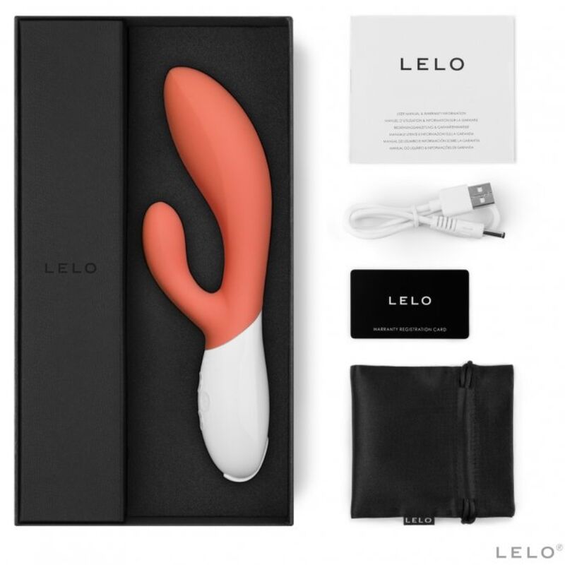 LELO Ina 3 Luxus Korallenkaninchenvibrator