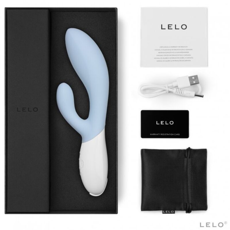 Lelo INA 3 Luxus-Rabbit-Vibrator – celeste (hellblau)
