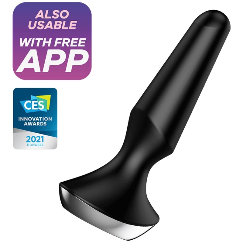 Satisfyer Plug-ilicious 2 Anal-Plug Vibrator – schwarz, App