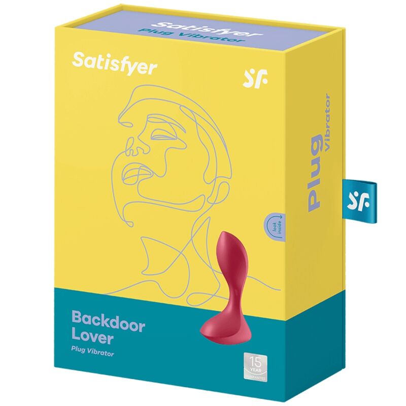 Satisfyer Backdoor Lover Anal-Plug Vibrator – rot, 15J Garantie